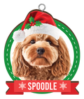 CHRISTMAS IS BETTER WITH A SPOODLE CHRISTMAS ORNAMENTS