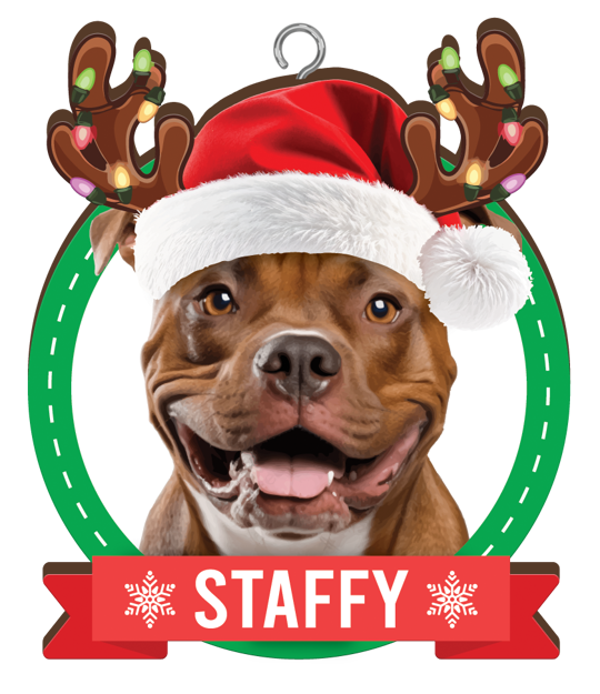 CHRISTMAS IS BETTER WITH A STAFFY CHRISTMAS ORNAMENTS