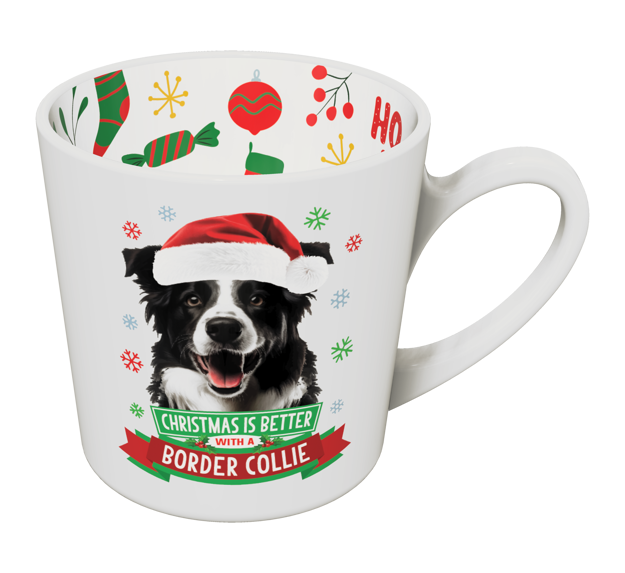 CHRISTMAS IS BETTER WITH A BORDER COLLIE CHRISTMAS MUG