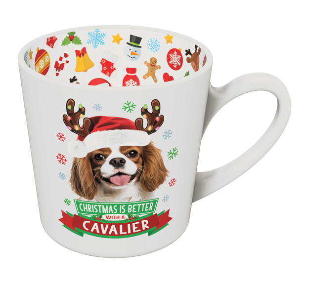 CHRISTMAS IS BETTER WITH A CAVALIER CHRISTMAS MUG