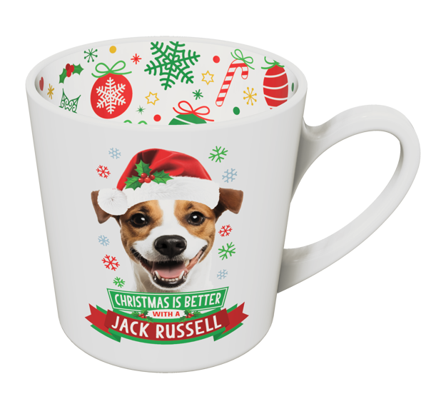 CHRISTMAS IS BETTER WITH A JACK RUSSELL CHRISTMAS MUG