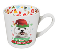 CHRISTMAS IS BETTER WITH A MALTESE CHRISTMAS MUG