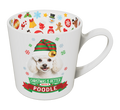 CHRISTMAS IS BETTER WITH A POODLE CHRISTMAS MUG
