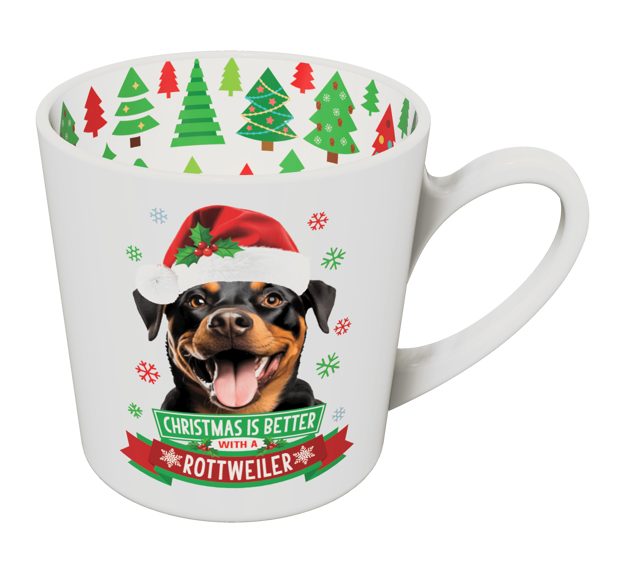 CHRISTMAS IS BETTER WITH A ROTTWEILER CHRISTMAS MUG