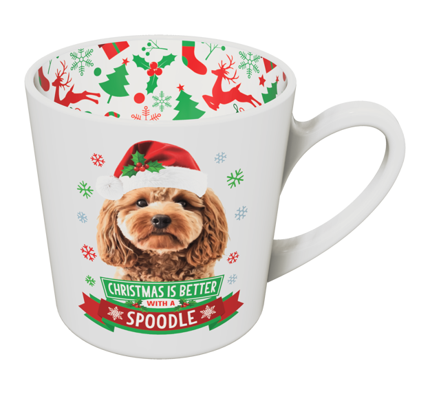 CHRISTMAS IS BETTER WITH A SPOODLE CHRISTMAS MUG