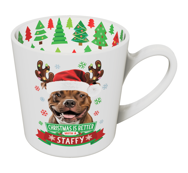 CHRISTMAS IS BETTER WITH A STAFFY CHRISTMAS MUG
