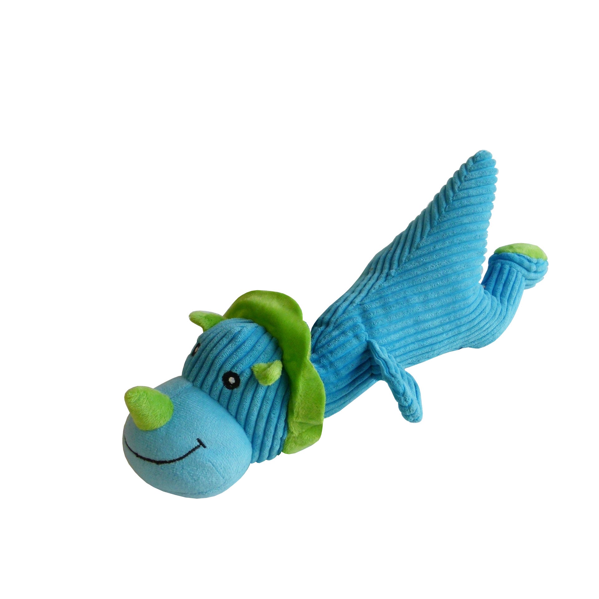 K9 HOMES Dinorex Plush Dog Toy Blue 38cm 