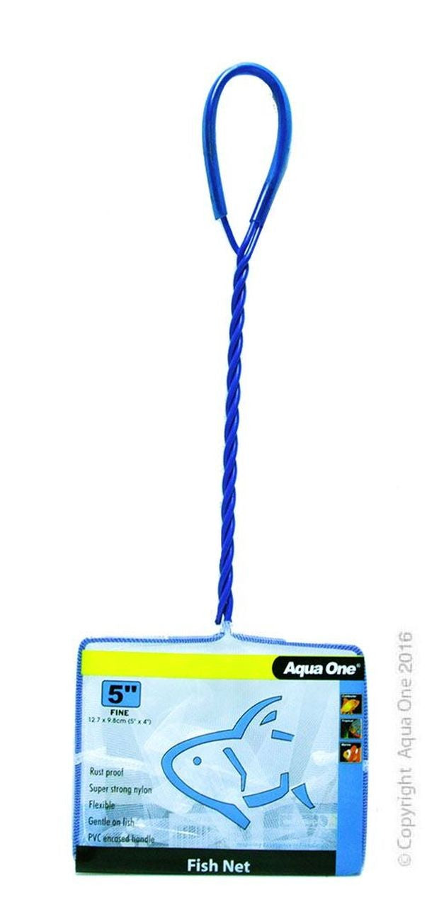 AQUA ONE FISH NET FINE 5" (13 X 10.5CM) 
