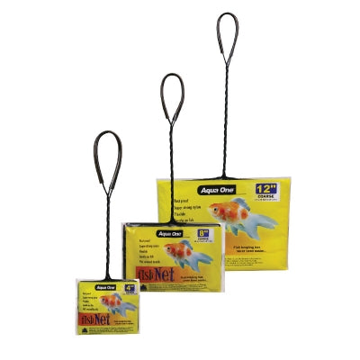 AQUA ONE COARSE FISH NET 8 (20.3CM X 14.9CM)