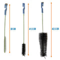 Aquarium Filter Pipe Cleaner 3 Brush Set