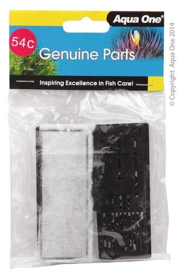 AQUA ONE CARBON CARTRIDGE 54C 2PK