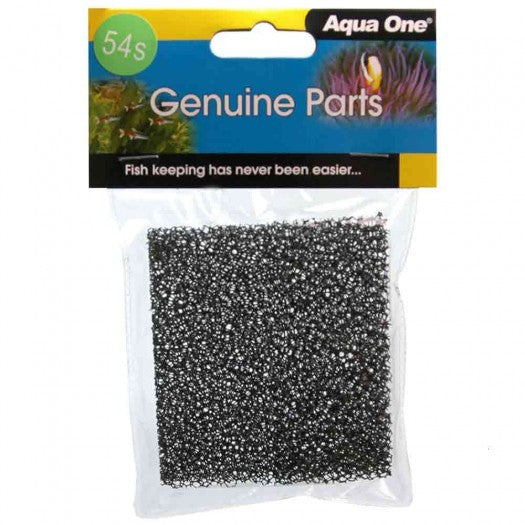 AQUA ONE CLEARVIEW SPONGE PAD 54S 2PK