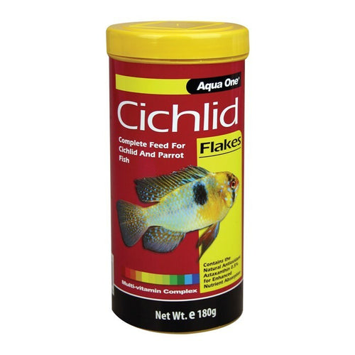 AQUA ONE CICHILID FLAKES FOOD 24G