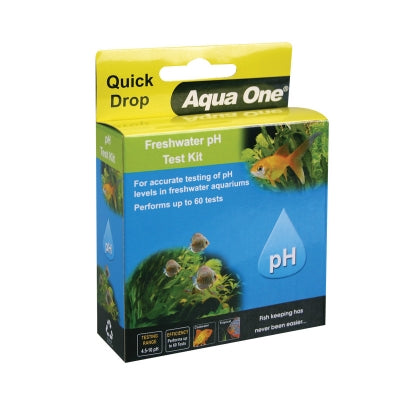 AQUA ONE QUICKDROP PH FRESHWATER 4.5 TO 10 TEST KIT ECONOMY