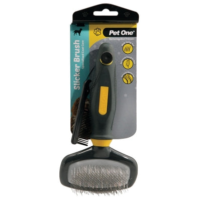 PET ONE GROOMING SLICKER BRUSH LARGE