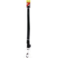 PET ONE LEASH NYLON REFLECTIVE 120CM 25MM BLACK