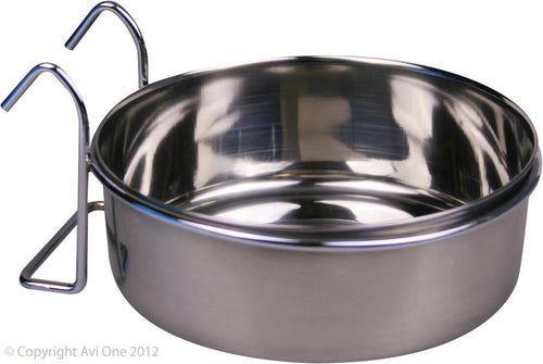 AVI ONE COOP CUP BIRD SEED AND WATER BOWL 840ML