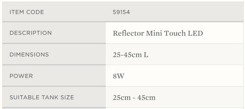 AQUA ONE EXTENDABLE MINI TOUCH LED LIGHT