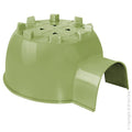 PET ONE SMALL ANIMALS HIDE PLASTIC IGLOO GREEN(L - 30X26.5X14CM)