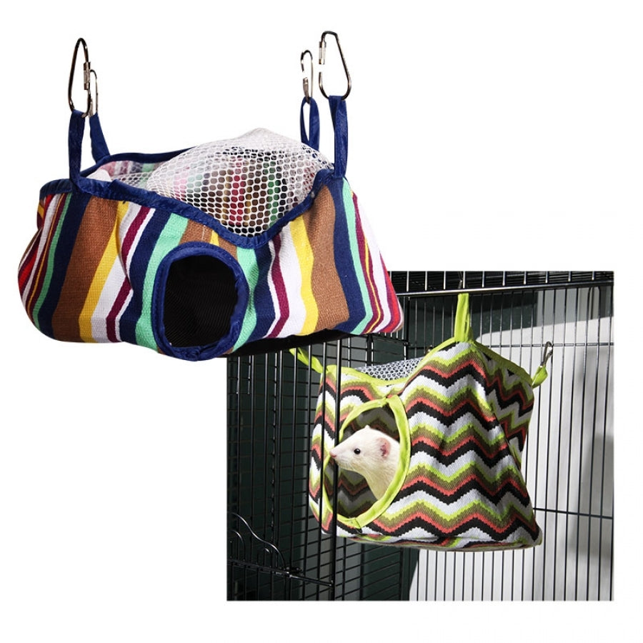 PET ONE SMALL ANIMAL HANGING BED FERRET & RAT (M) 18X14CM