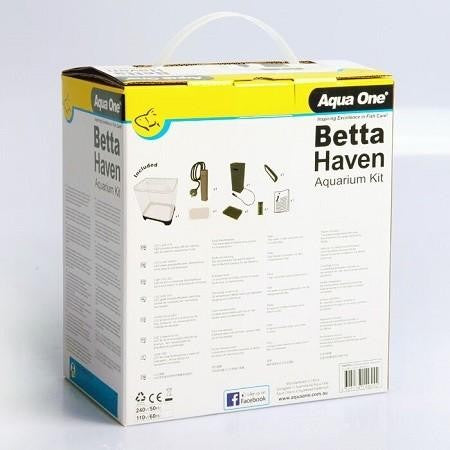 AQUA ONE BETTA HAVEN ACRYLIC AQUARIUM 7L 22W X 15.5D X 26.5
