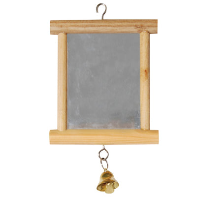 AVI ONE Wooden Framed Mirror with Bell