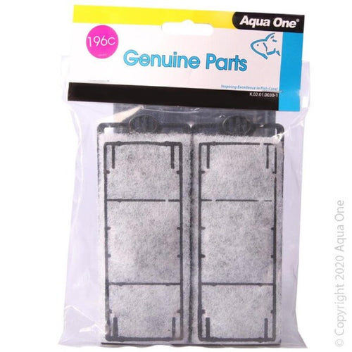 AQUA ONE CARBON CARTRIDGE 2PK 196C - HFX 70  100  150  200