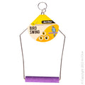 AVI ONE BIRD TOY TRIANGLE WIRE SWING WITH SAND PERCH L 28 X 12CM