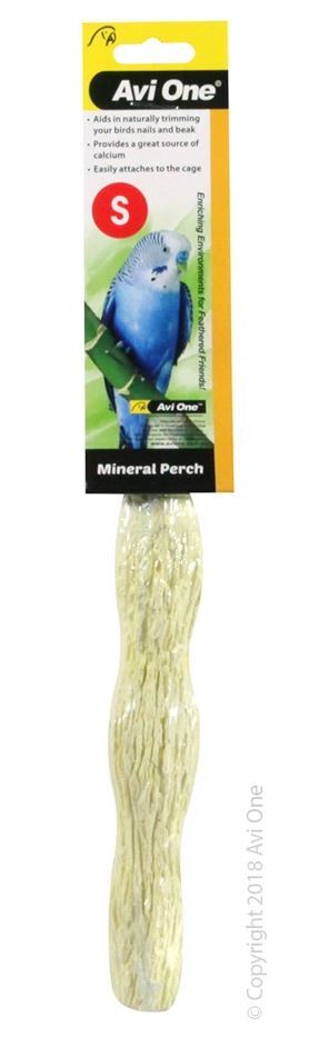 AVI ONE PERCH MINERAL CALCIUM WAVE SMALL 15 L X 2.5CM