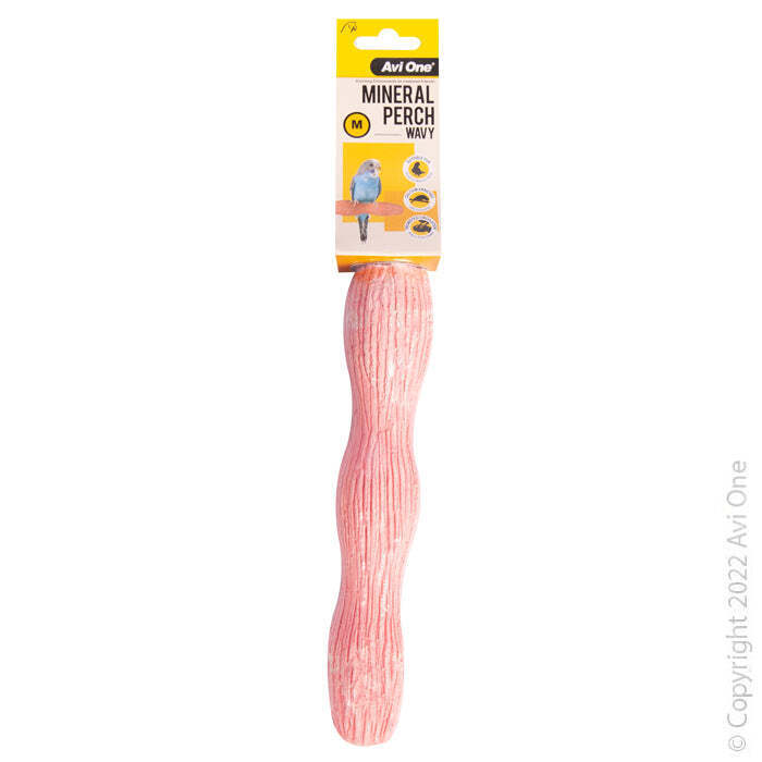 AVI ONE PERCH MINERAL CALCIUM WAVE MEDIUM 20 L X 3CM