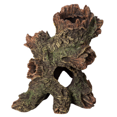 AQAU ONE ORNAMENT HOLLOW STUMP 13.5WX9DX15.5CMH