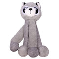PET ONE DOG TOY PLUSH SQUEAKY RACOON W LONG LEGS