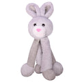 PET ONE DOG TOY PLUSH SQUEAKY BUNNY W LONG LEGS