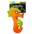 PET ONE DOG TOY SPLASH SQUEAKY SEAHORSE 21.6CM