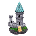 AQUA ONE ORNAMENT ELF CASTLE WITH TOWER 7.5CM X 7.5CM X 11.5CMH