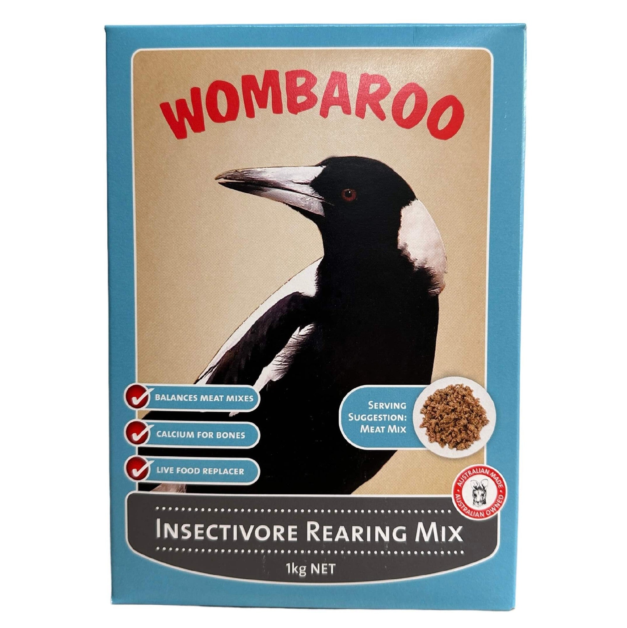 WOMBAROO INSECTIVORE REARING MIX 250G
