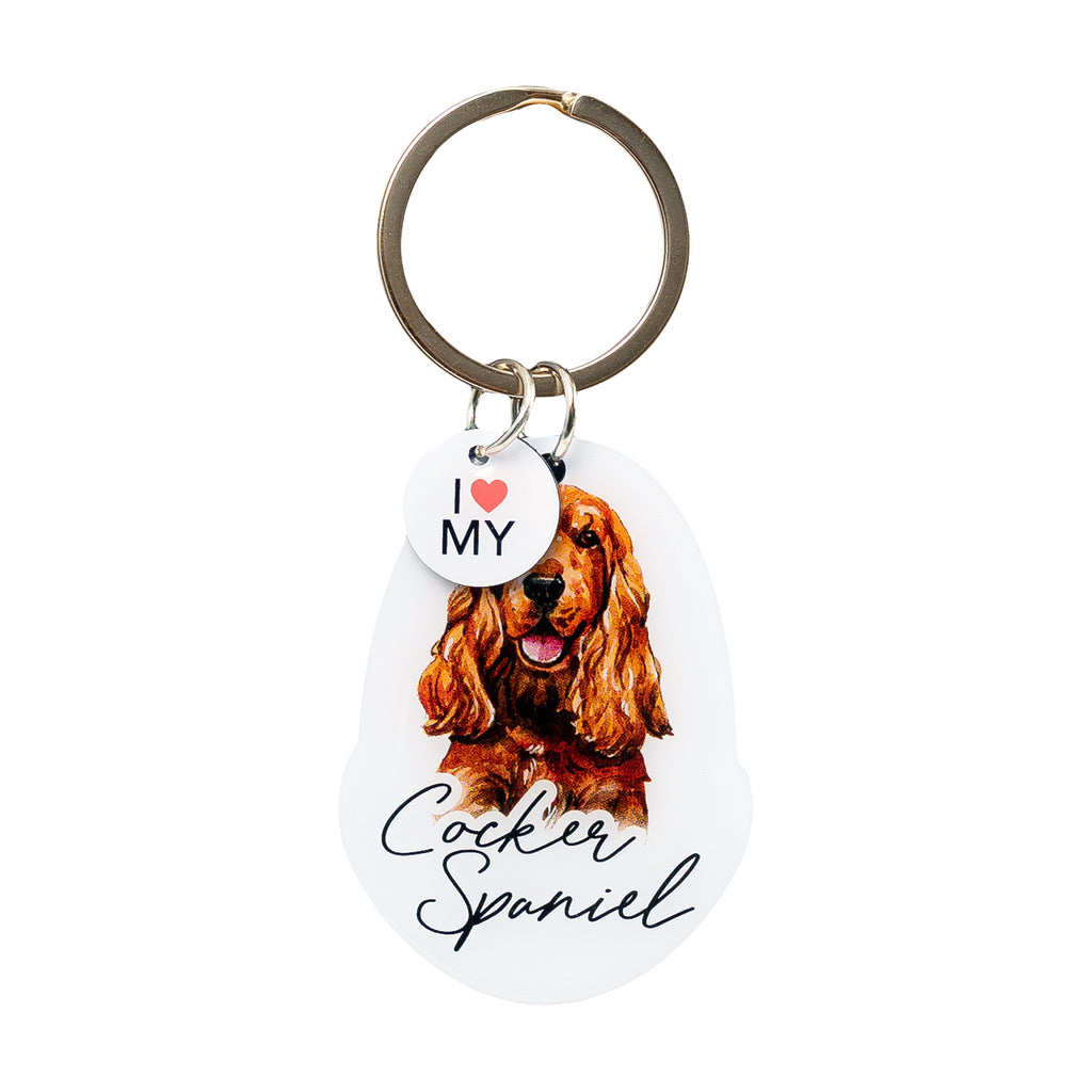 SPLOSH PET KEYRING COCKER SPANIEL