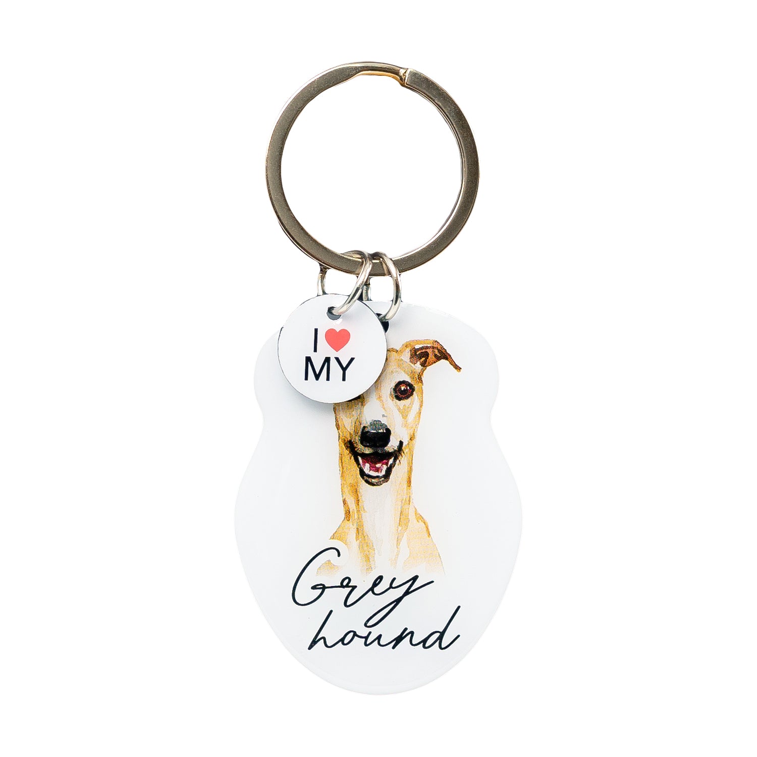 SPLOSH PET KEYRING GREYHOUND