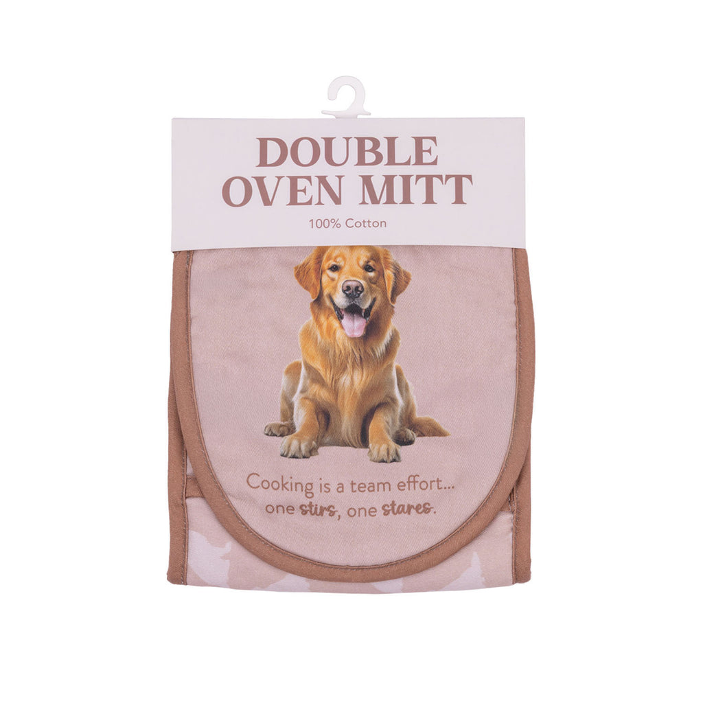 COOK'S COMPANION GOLDEN RETRIEVER OVEN MITT
