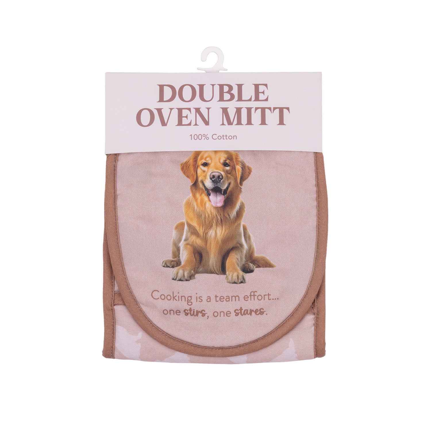 COOK'S COMPANION GOLDEN RETRIEVER OVEN MITT