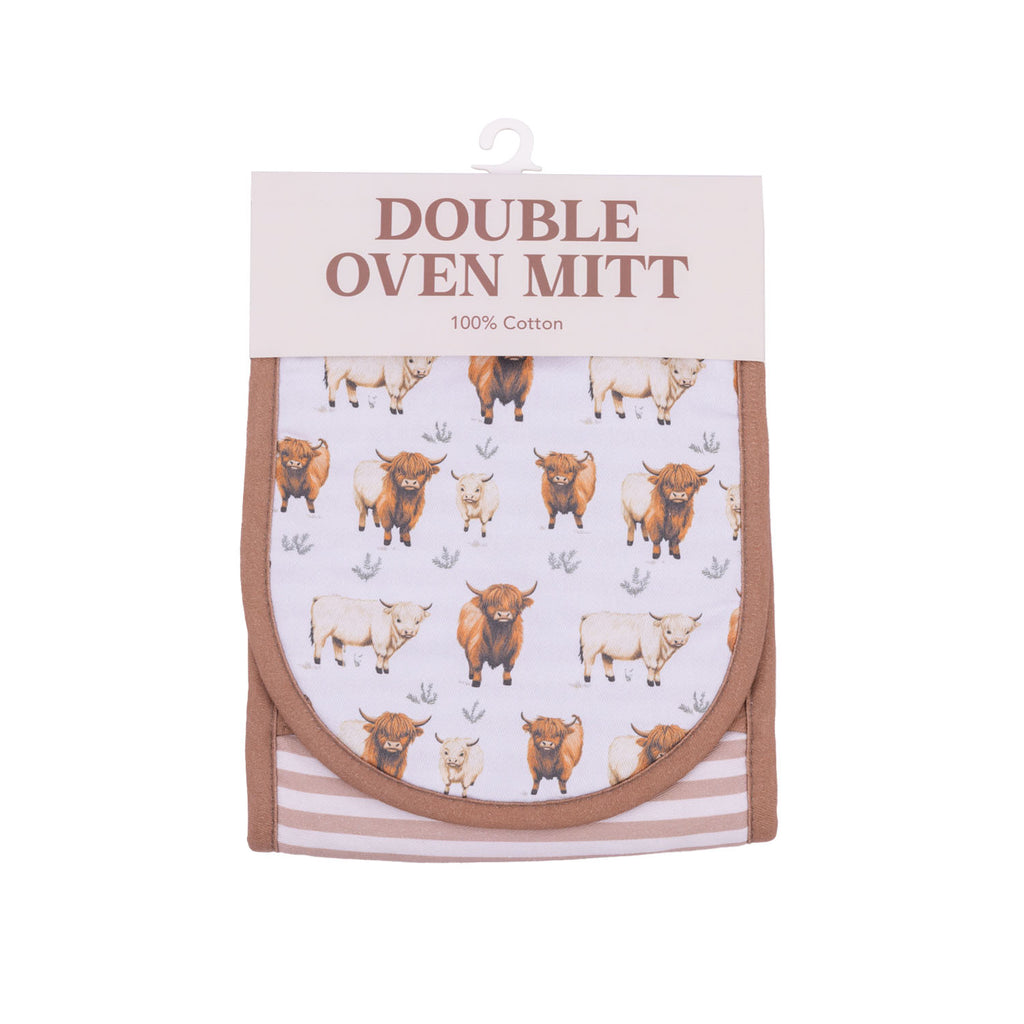 COOK'S COMPANION HIGHLAND COW OVEN MITT