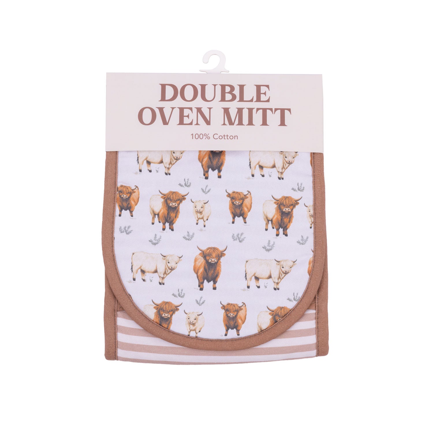 COOK'S COMPANION HIGHLAND COW OVEN MITT