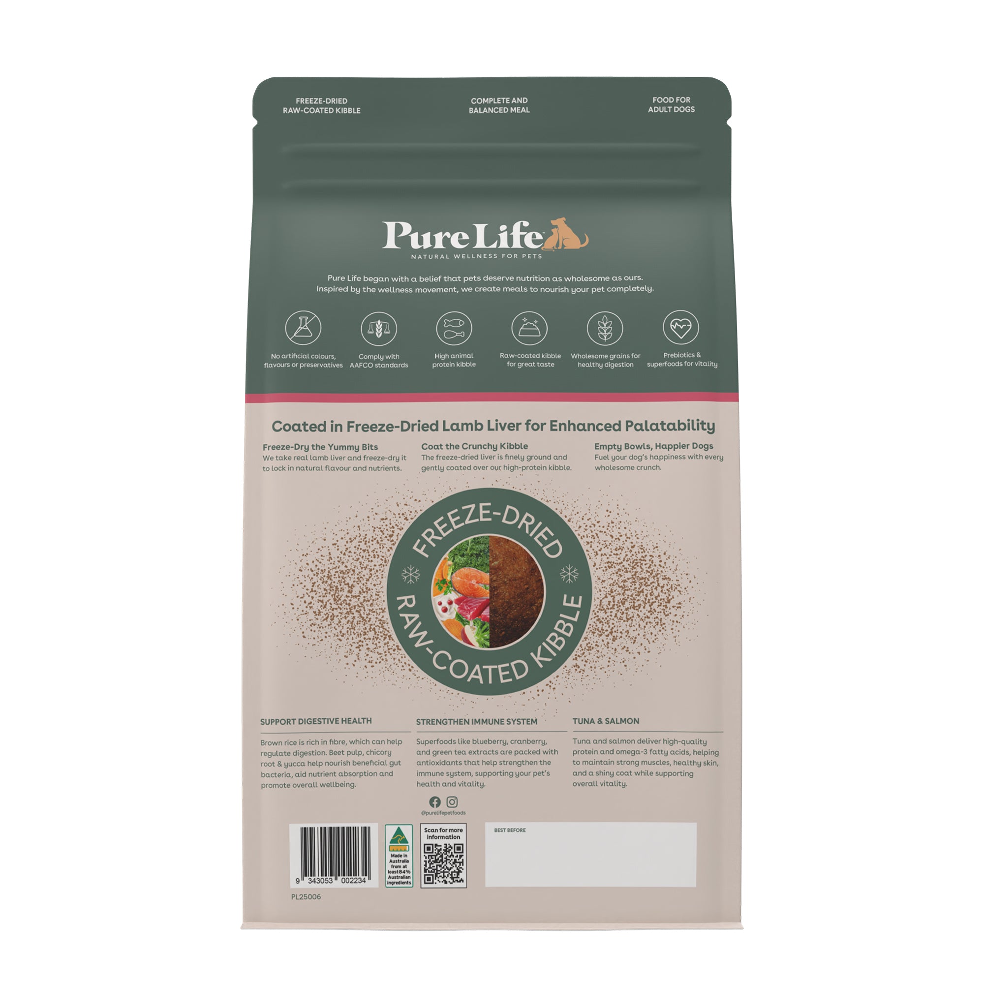 PURE LIFE FDRC DOG TUNA/SALMON 2.5KG