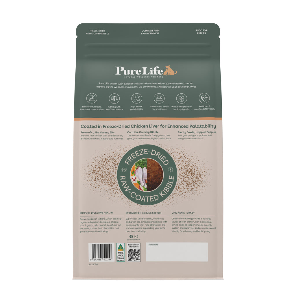 PURE LIFE FDRC PUPPY CHICKEN/TURKEY 2.5KG