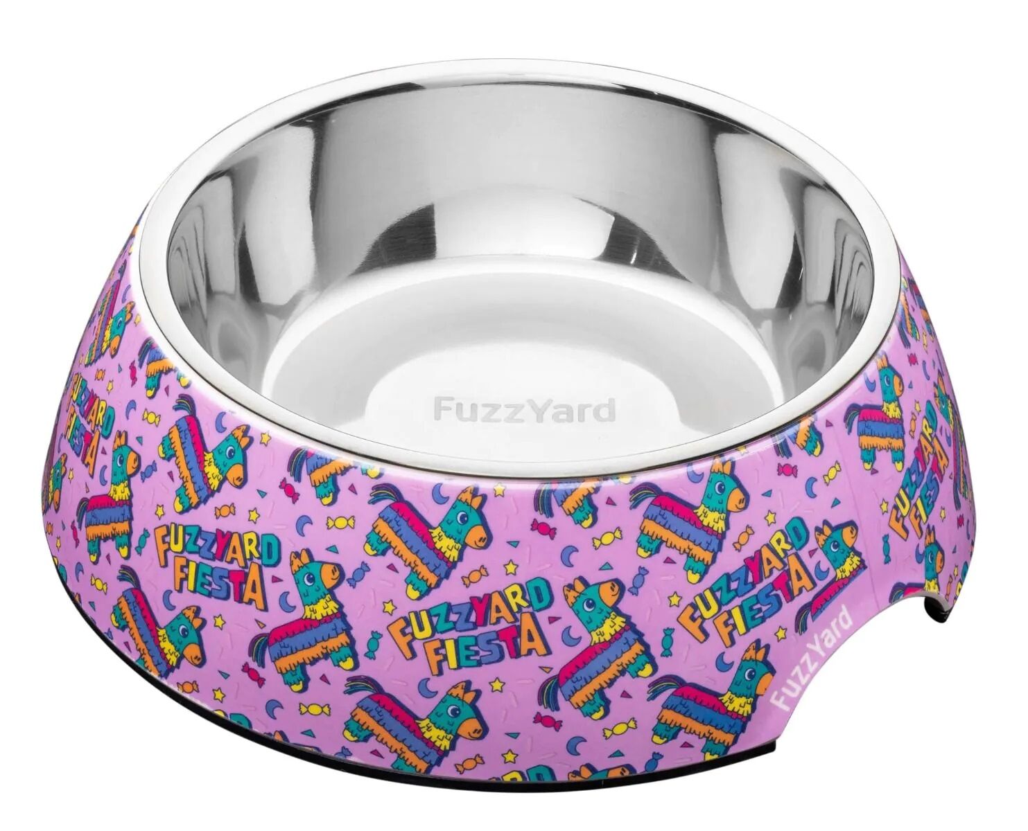 FUZZYARD EASY FEEDER FIESTA  BOWL  LARGE