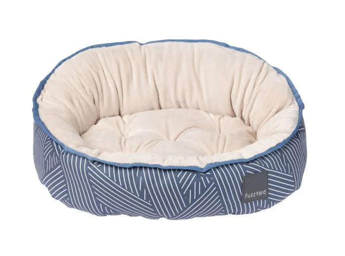 FUZZYARD THORNBURY - AEGEAN BLUE - REVERSIBLE BED - SMALL