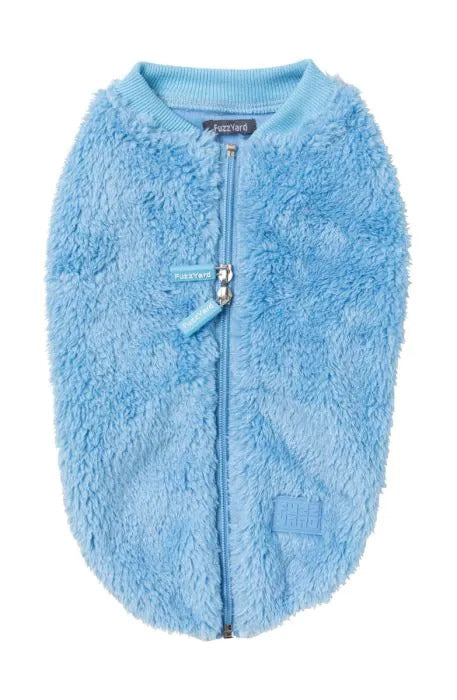 FUZZYARD TEDDY JACKET - BLUE 2