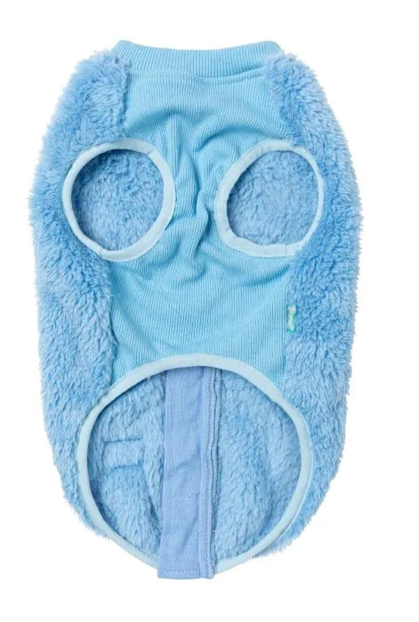 FUZZYARD TEDDY JACKET - BLUE 2