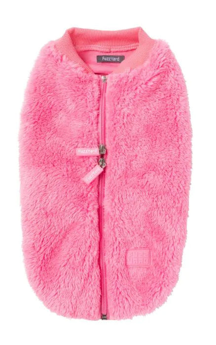 FUZZYARD TEDDY JACKET - PINK 6