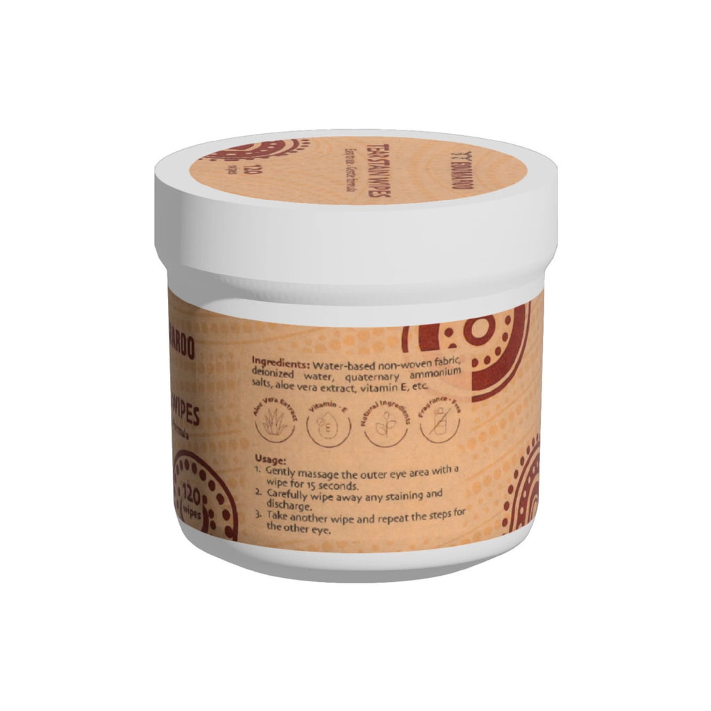 GOOMAROO Tear Stain Wipes 120pk